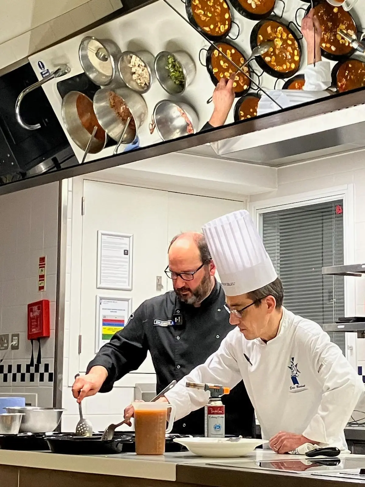Academy collaboration in kitchen